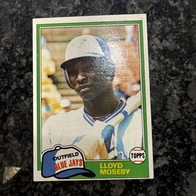1981 Topps #643 Lloyd Moseby Toronto Blue Jays NM Or Better - Image 1 of 2