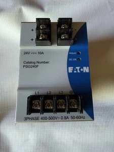 Eaton PSG240F24RM AC/DC DIN Rail Switching Mode Power Supply - Silver - Picture 1 of 5