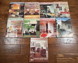 9 Stück Maison Francaise Zeitschriften 1969 1971-73 Mid Century Modern Retro Dekor - Bild 1 von 23