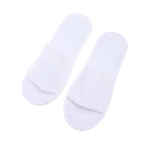 Half Bag of Slippers Hotel Open Toe for Guest Guests Disposable Shower Shoes - Picture 1 of 12