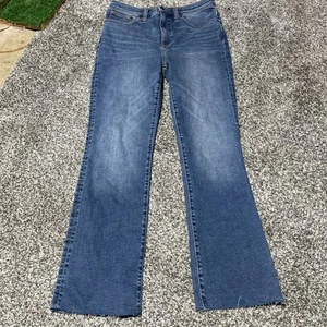 Madewell Cali Demi-Boot 29 T Tall Women’s Denim Raw Hem - Picture 1 of 12