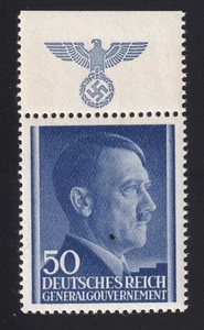 Polen - Deutsche Besetzung MI 110 / Scott N88, Hitler einzeln mit Lasche unbenutzt NH - Bild 1 von 2