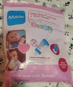 MAM Easy Start ANTI-KOLIC Flasche 4,5oz STARTER Schnuller BPA frei NEUGEBORENE Neu/Pkg - Bild 1 von 3