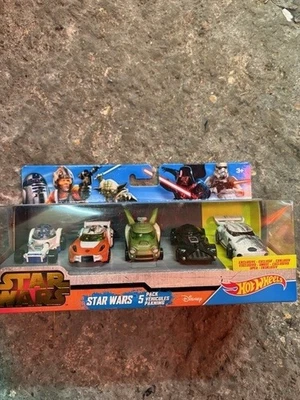 HOT WHEELS, STAR WARS 5 PACK VEHICLES, BRAND NEW - Image 1 of 2