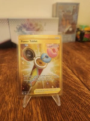 Power Tablet Entrenador 281/264 Secreto Raro Pokémon Dorado 2021 Fusion Strike Como Nuevo Foto 1 de 4
