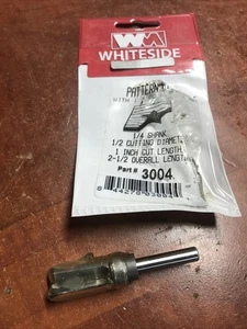 Neu Whiteside 3004 Dado Reinigungsschablone Router Bit 1/4" Schaft 1/2" Durchmesser - Bild 1 von 5