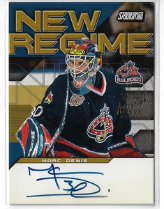 2001-02 Topps Stadium Club Marc Denis #NRA-MD New Regime Auto - Picture 1 of 2