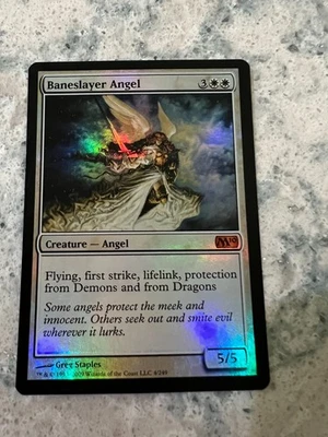 Baneslayer Angel Core Set 2010 (M10) - Foil - NM - Near Mint - MTG - Image 1 of 2