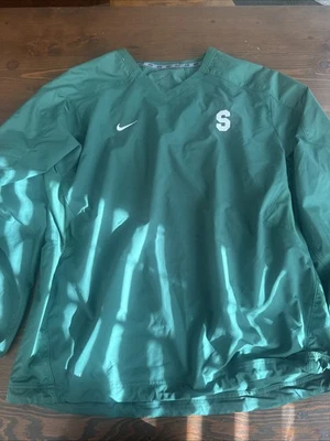 NIKE Michigan State Spartans Pullover Rompevientos Chaqueta de Calentamiento Adulto XL MSU Foto 1 de 4
