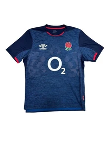 Camiseta Hombre Umbro Rugby Inglaterra 2020/2021 Visitante Azul Talla L - Imagen 1 de 6