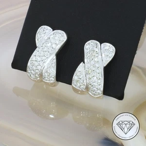 Wert 3.999,- Original Christ 1,00 Carat Brillant Ohrstecker 750 Weiß Gold xxyy - Bild 1 von 4