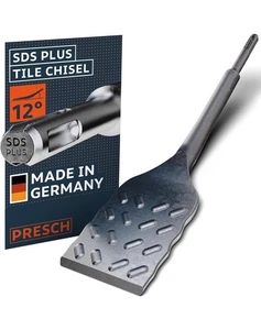 Presch SDS-Plus Tile Chisel Extra Long 50x250mm Extremely Durable Cutting Edge - Picture 1 of 8