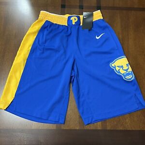 NWT Pitt Panthers Basketball Shorts By Nike Pittsburgh Size Medium With Pockets
