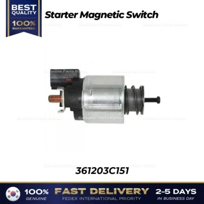 ⭐Genuine⭐ Starter Magnetic Switch 361203C151 for Hyundai Azera Kia Cadenza - Image 1 of 2