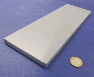 CPVC-Stange, grau, 0,375" (3/8") dick x 4,00" breit x 12" Länge - Bild 1 von 6