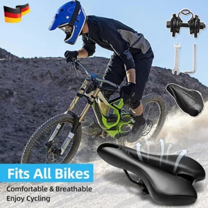 Ergonomische GEL Fahrrad Sattel Fahrradsitz Prostata Herren Damen e Bike Unisex - Bild 1 von 13