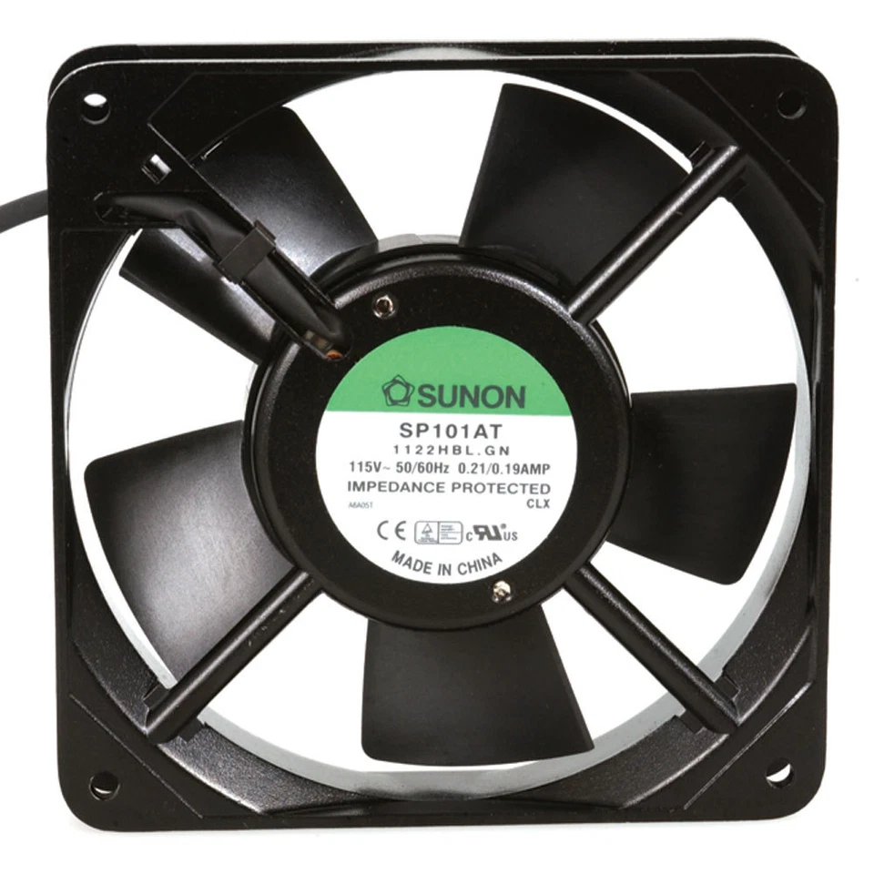 Sunon SP101AT1122HBL.GN AC Fan Ball 115 VAC 0.21 Amp 19 Watt 2150 RPM - Image 1 of 1