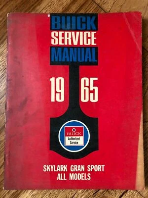 De colección NOS GM 1965 Buick Skylark GS Gran Sport Tech Servicio Manual de Reconstrucción  Foto 1 de 4