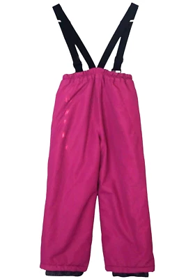 ICEBERG Girls Ski Snowpants With Adjustable Shoulder Straps Size 6/6X Hot Pink - Image 1 of 4