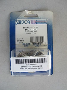 Seadog Tube O.D. 7/8" 90 Degree Elbow Stainless 295090-1 - Picture 1 of 7