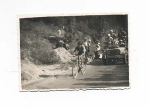 Fotografia originale FAUSTO COPPI in fuga salita OTTIMO anni 40/50 Foto ciclismo - Picture 1 of 1