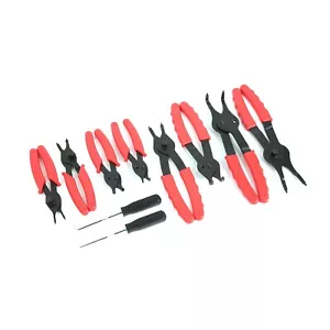 11 Pc Snap Ring Pliers Set Circlips Auto Pliers Internal External Pliers - Picture 1 of 5