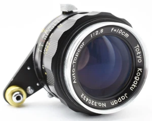 *Rare* Tokyo Kougaku Auto Topcor f/2.8 100mm MF Lens From Japan #3605L - Picture 1 of 11