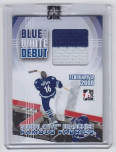 2008-09 ITG SUPERLATIVE FRANCHISE DARCY TUCKER JERSEY /9 BLUE & WHITE DEBUT Leaf - Bild 1 von 1