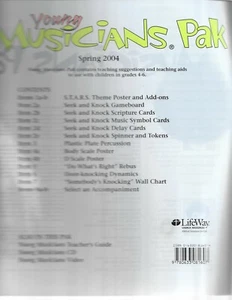 Young Musicians Pak Spring 2004 [Lifeway] with CD & VHS (sealed)  - Imagen 1 de 4