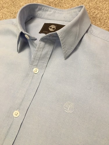 SPLENDIDO TIMBERLAND BABY BLU OXFORD SHIER S PICCOLO COSTO 95€