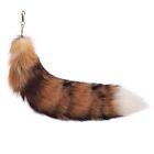 50cm/20" Large Real Fox Fur Tail Keychain Furry Cosplay Toys Bag Charm Pendant