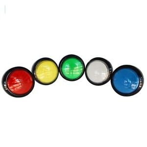 1 pack Arcade 45 mm boutons-poussoirs ronds lumière DEL éclairée avec micro-interrupteur
