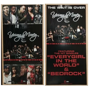 We are Young Money 12x24 Folding Perforated 12x12 Thick Poster Minaj Drake Tyga - Picture 1 of 7