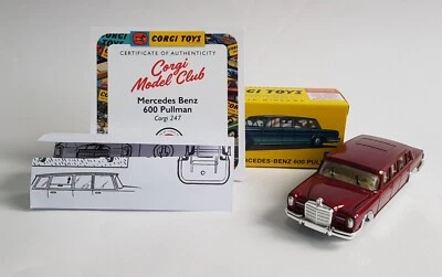 Corgi Model Club N. 247, Mercedes-Benz 600 Pullman, - Condizioni Eccellenti - Immagine 1 di 4