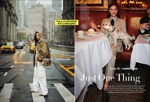 IRINA SHAYK 6-seitiges Editorial "Just One Thing" VOGUE US April 2023 pretty woman - Bild 1 von 3