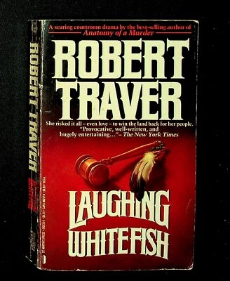 LAUGHING WHITEFISH Robert Traver paperback Suspense 1986 Mystery Foto 1 de 3