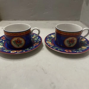 Vintage Misono Avignon 4 Stück 4855 2 Tassen und 2 Untertassen 1993 Indonesien - Bild 1 von 12