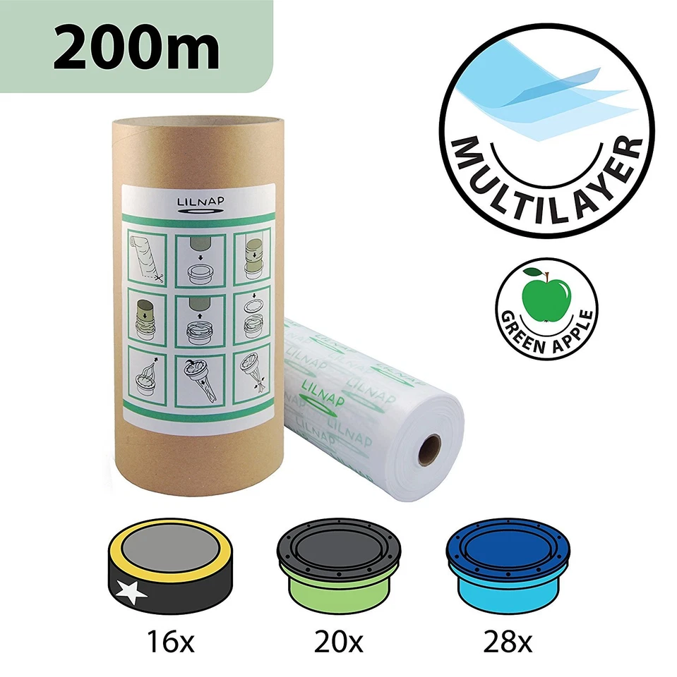 200m RICARICA MANGIAPANNOLINI COMPATIBILE ANGELCARE MAIALINO FOPPAPEDRETTI - Immagine 1 di 1