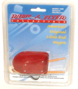 1997 Radio Flyer Model #400 Miniature Red Metal Wheelbarrow w/ Wood Handles New!
