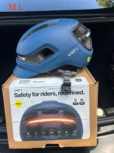 Cycling Bike Helmet UNIT 1 Road bike and MTB, Turn Signals Front And Rear Lights - Picture 1 of 13