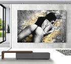 Erotik Akt Frau Leinwand Bilder Kunst Abstrakt Wandbilder XXL Wohnzimmer 429A