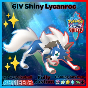 LYCANROC Dusk ✨ SHINY RARE 6IV ✨ Rare Battle Ready MasterBall - Bild 1 von 24