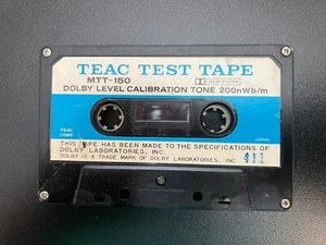 Teac MTT-150 Dolby Level Calibration Tone 200nWb/m Test Tape - Picture 1 of 1