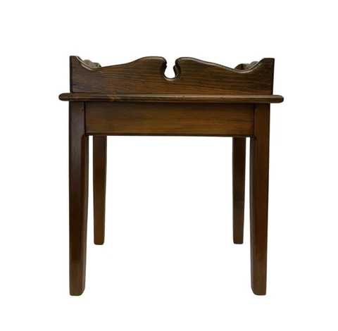 Vintage Rustic 21” Solid Wood Butler’s Tray Table Farmhouse Cover