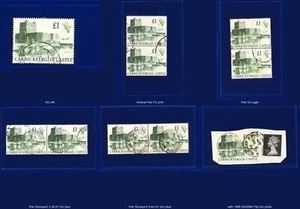 1988 SG1410 £1 Carrickfergus Castle UK1 Fine & Good Used Choice of 6 Items kaxd - Picture 1 of 13
