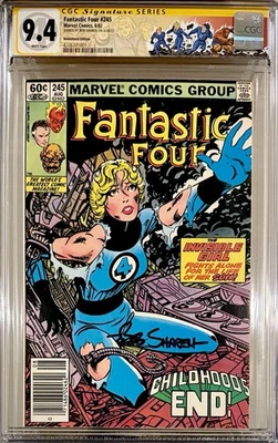 Fantastic Four #245 - CGC SS 9.4 Signed by Bob Sharen - Newsstand + WP + Custom! - Image 1 of 2