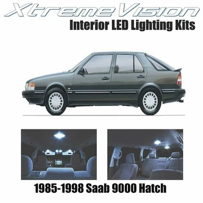 XtremeVision 内部 LED 适用于 Saab 9000 Hatch 1985 - 1998 (12 件) 冷白光 — 第 1/4 张图片