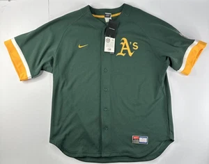 Nike Team Oakland Athletics Baseball Jersey Men's Size XL Green A's NWT - Bild 1 von 7