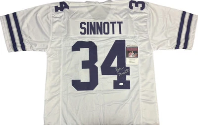 Kansas State Wildcats Ben Sinnott Signed Custom Jersey JSA Certified - Image 1 of 2