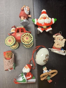 Hallmark Vintage Keepsake Ornaments - Assorted Lot Of 8 From 1990s #1 - Picture 1 of 3